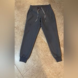 Figs scrubs worn once small gray